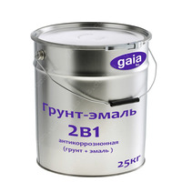 Грунт-эмаль 2 в 1 по ржавчине (антикоррозийная) 25 кг